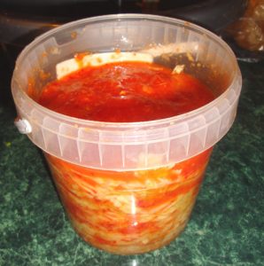 pojemnik z kimchi
